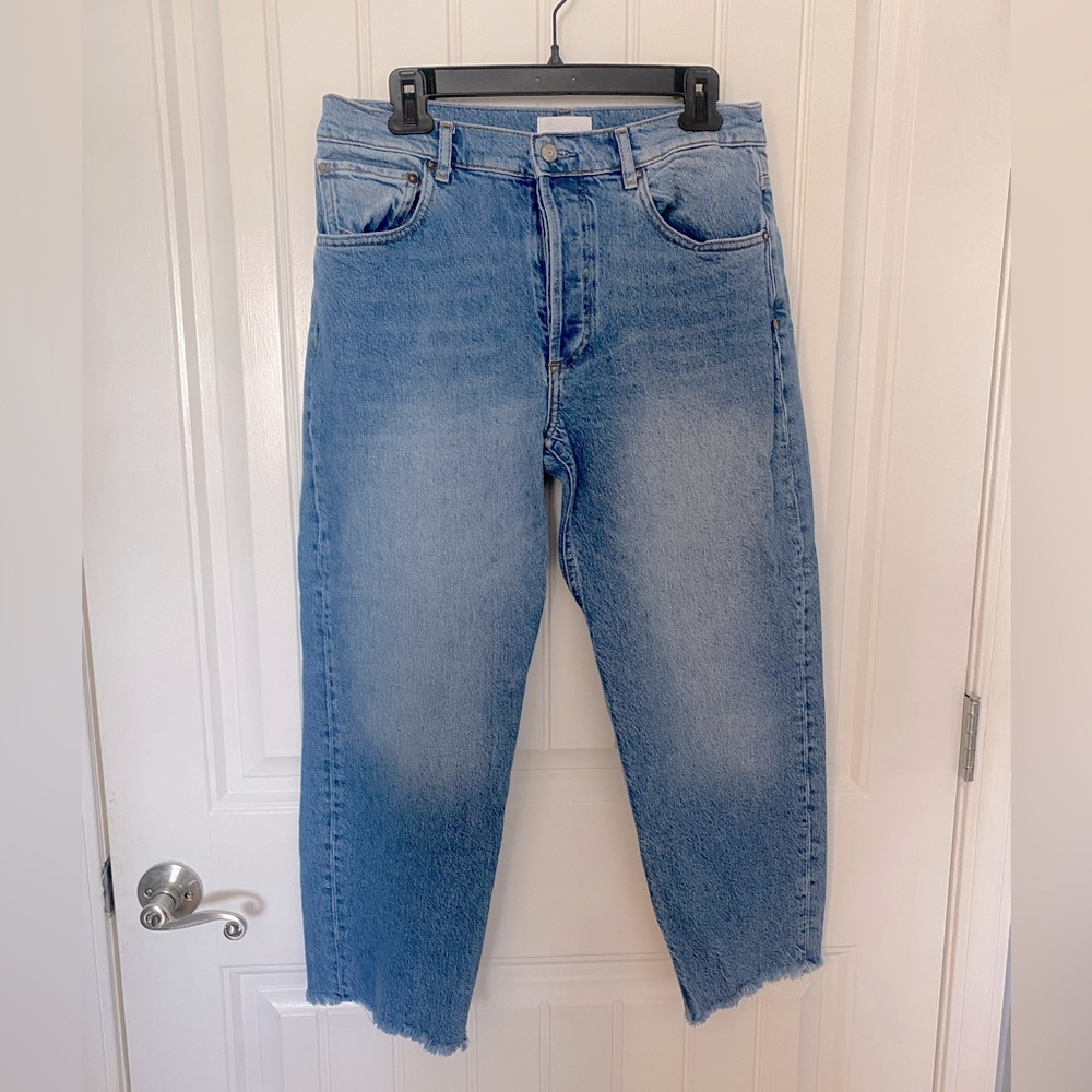Cropped Boyish blue jeans